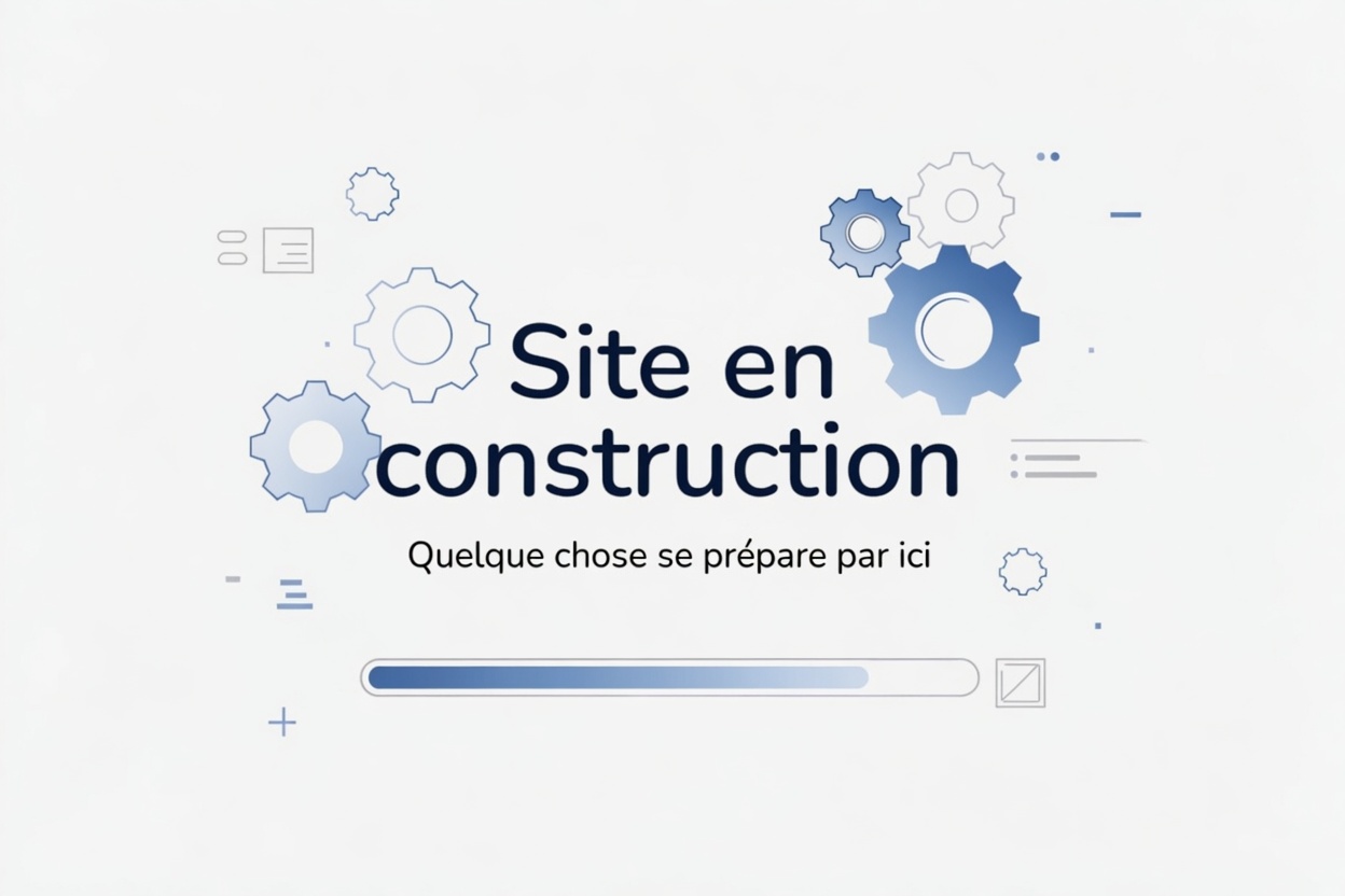 Site en construction